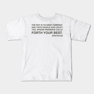 Epictetus Quotes Kids T-Shirt